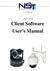 Client Software User s Manual