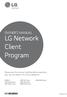 LG Network Client Program