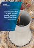 Construction Risk in New Nuclear Power Projects Eyes Wide Open