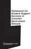 Framework for Student Support Services in Victorian Government Schools