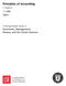 Principles of accounting