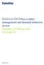 D-G4-L4-126 Police contact management and demand reduction review Deloitte LLP Service for G-Cloud IV