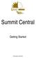 Summit Central. Getting Started