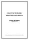 MULTIPLE MYELOMA Patient Education Manual