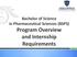 Bachelor of Science in Pharmaceutical Sciences (BSPS) Program Overview and Internship Requirements