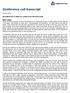 Conference call transcript