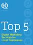 Top 5. Digital Marketing Services for Local Businesses