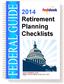 2014 Retirement Planning Checklists