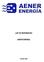LIST OF REFERENCES AENER ENERGIA