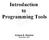 Introduction to Programming Tools. Anjana & Shankar September,2010