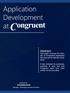 Application Development at Congruent