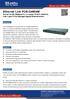 Ethernet Link POE-G4804M 44-Port 10/100/1000Base-TX + 4 Combo TP/SFP (100M/1G) PoE+ Layer 2 Plus Managed Gigabit Ethernet Switch