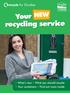 for Dundee Your NEW recycling service What s new What you should recycle Your containers Find out more inside