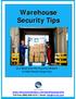 Warehouse Security Tips