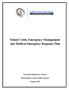School Crisis, Emergency Management and Medical Emergency Response Plan