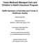Texas Medicaid Managed Care and Children s Health Insurance Program