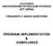 CALIFORNIA ABOVEGROUND PETROLEUM STORAGE ACT (APSA) FREQUENTLY ASKED QUESTIONS
