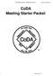 Meeting Starter Packet of Co-Dependents Anonymous Conference Approved 2012. CoDA. Meeting Starter Packet