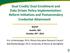 Dual Credit/ Dual Enrollment and Data Driven Policy Implementation: Reform Initiatives and Postsecondary Credential Attainment