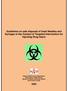 Guidelines on safe disposal of Used Needles and Syringes in the Context of Targeted Intervention for Injecting Drug Users