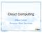 Cloud Computing. Mike Culver Amazon Web Services