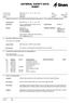 MATERIAL SAFETY DATA SHEET