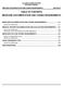 TABLE OF CONTENTS MEDICARE DOCUMENTATION AND CODING REQUIREMENTS