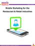 Mobile Marketing for the Restaurant & Retail Industries