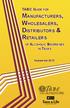 TABC Guide for MAnufACTurers, WholesAlers, distributors & retailers of AlCoholiC BeverAGes in TexAs September 2013
