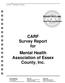 CARF Survey Report for Mental Health Association of Essex County, Inc.