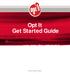Opt It Get Started Guide
