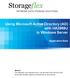 Using Microsoft Active Directory (AD) with HA3969U in Windows Server