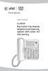 User s manual. CL4939 Big button big display telephone/answering system with caller ID/ call waiting