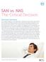 SAN vs. NAS: The Critical Decision