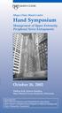 Mayo Clinic Hand Center. October 26, 2002. Phillips Hall, Siebens Building Mayo Medical Center, Rochester, Minnesota