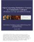 Open Learning Initiative Courses in Community Colleges: Evidence on Use and Effectiveness