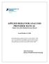 APPLIED BEHAVIOR ANALYSIS PROVIDER MANUAL Chapter Four of the Medicaid Services Manual