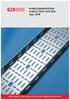 KABELBANESYSTEM CABLE TRAY SYSTEM Type SPB
