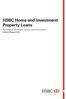HSBC Home and Investment Property Loans. Booklet of Standard Terms and Conditions Issued 23 August 2014