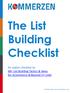 The List Building Checklist