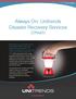 Always On: Unitrends Disaster Recovery Services (DRaaS)