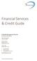 Financial Services & Credit Guide