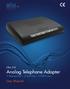 CRA 210 Analog Telephone Adapter 3 Ethernet Port + 2 VoIP Line + 1 PSTN Line