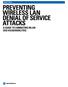 PREVENTING WIRELESS LAN DENIAL OF SERVICE ATTACKS