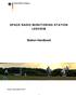 SPACE RADIO MONITORING STATION LEEHEIM. Station Handbook