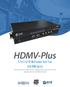 4 Port full HD multiviewer real-time USB/KVM switch