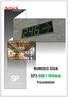 NUMERIC SIGN SP2-6XX / 100mm. Presentation