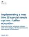 Implementing a new 0 to 25 special needs system: further education
