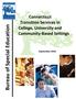 Bureau of Special Education. Connecticut Transition Services in College, University and Community-Based Settings