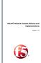 BIG-IP Network Firewall: Policies and Implementations. Version 11.5